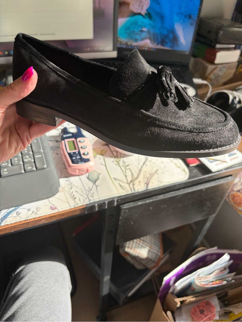 Women’s Classic Black Tassel Loafer